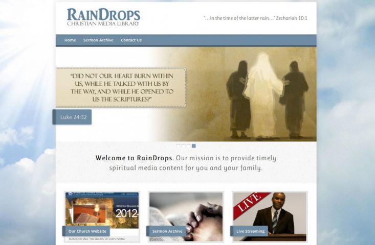 RainDrops Website