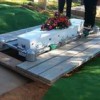 Joan Wallace graveside