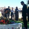 Joan Wallace graveside
