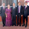 Couple with Grooms family