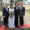 The couple with ministers