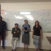 The four birthdays and farewell dinner