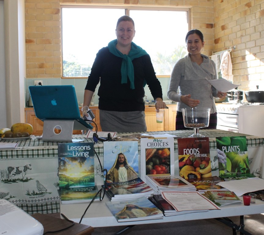 Cooking Demonstration by Jeanette Allen and MC Sr Elisabeth Balarezo