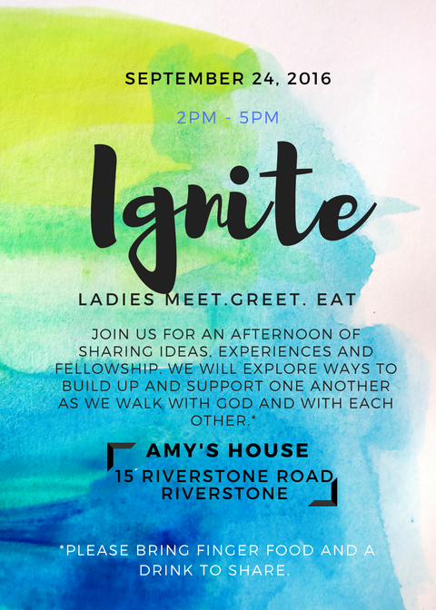 Ignite ladies meet and greet final