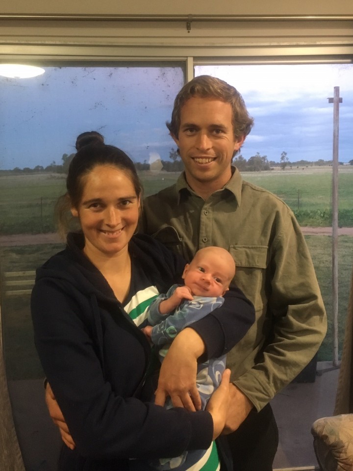Jack Wiseman with parents