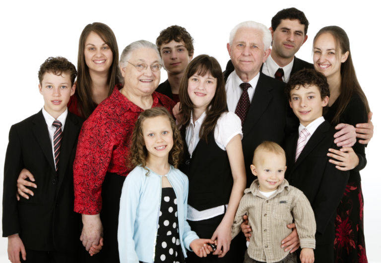 Catharina Alfredo and grandchildren