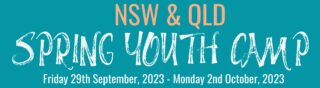 NSW QLD YOUTH CAMP 2023 Banner