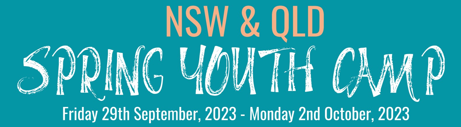 NSW QLD YOUTH CAMP 2023 Banner