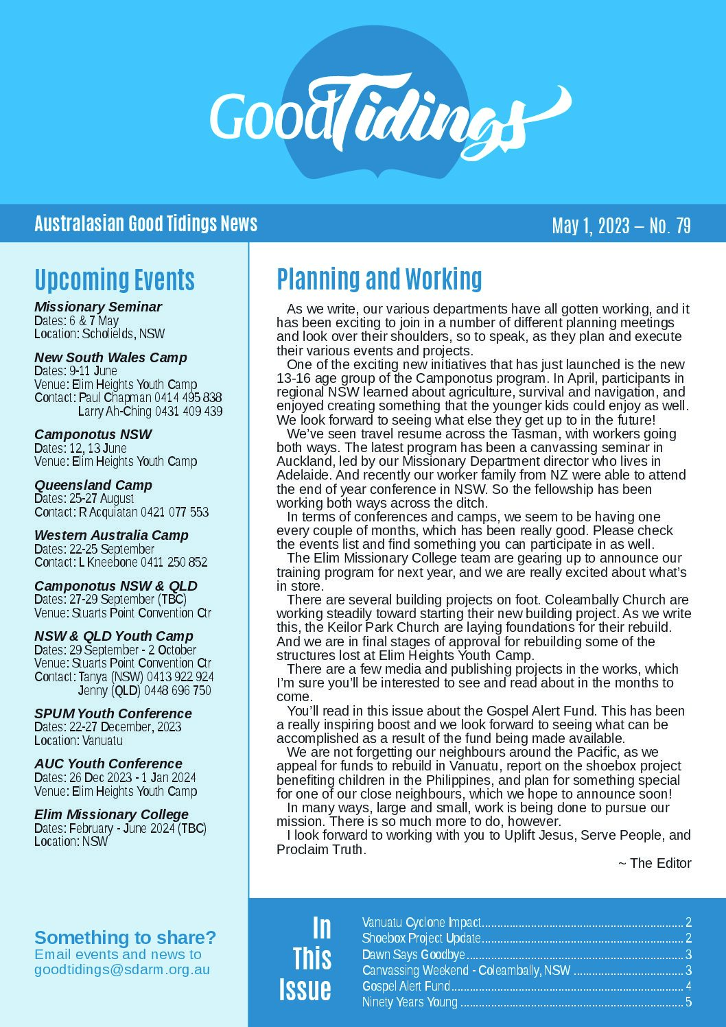 Good Tidings News #79