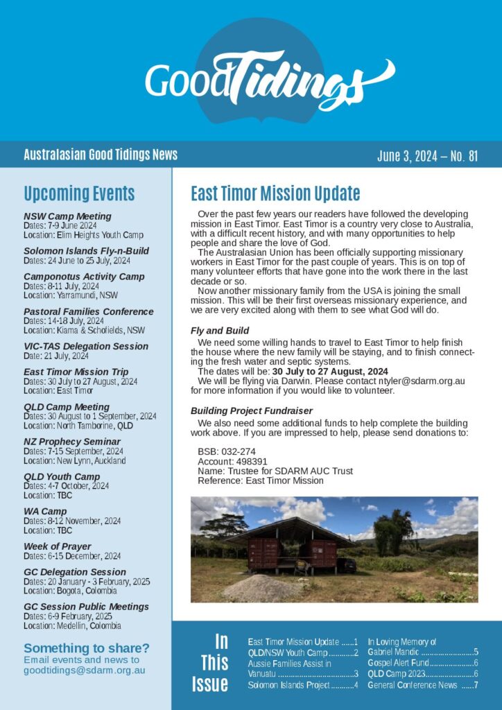 Good Tidings News #81