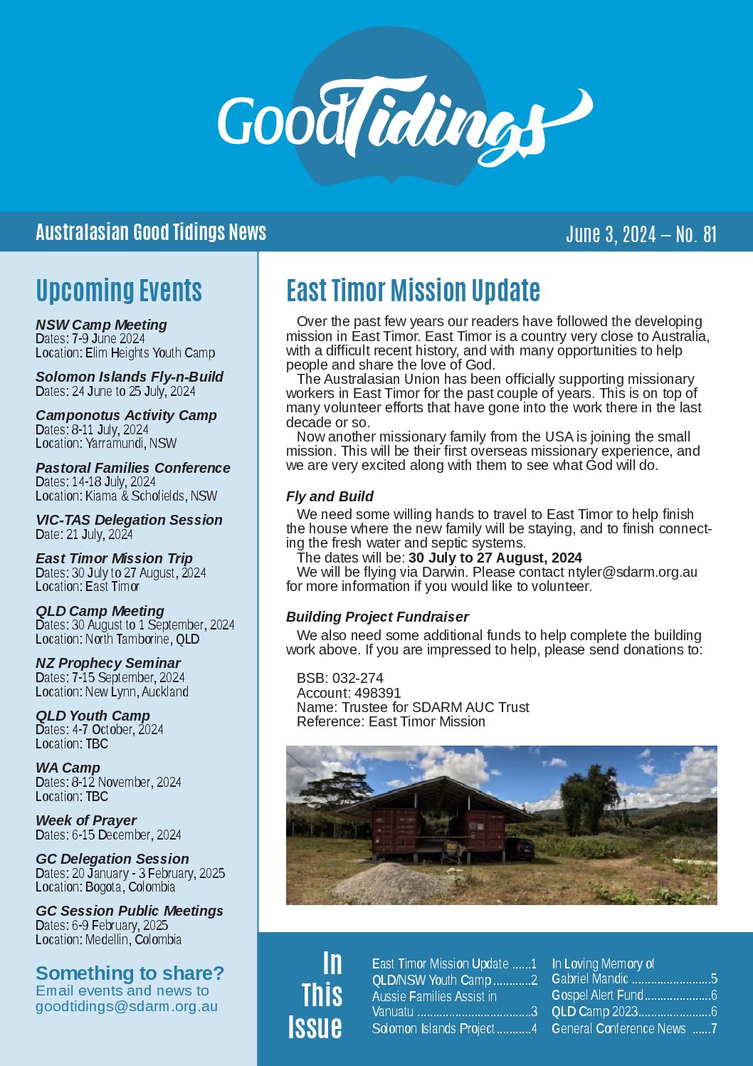 Good Tidings News #81